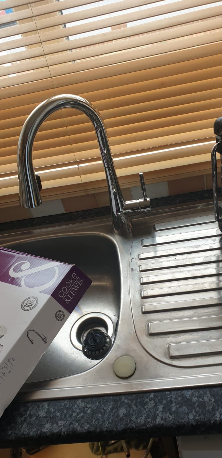 New kitchen tap fitted by Linked Plumbing & Heating
